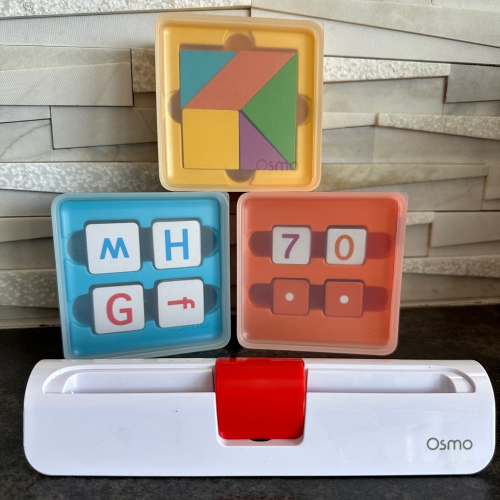Osmo Genius Starter Kit for iPad - Educational Game Set with Colorful Tiles